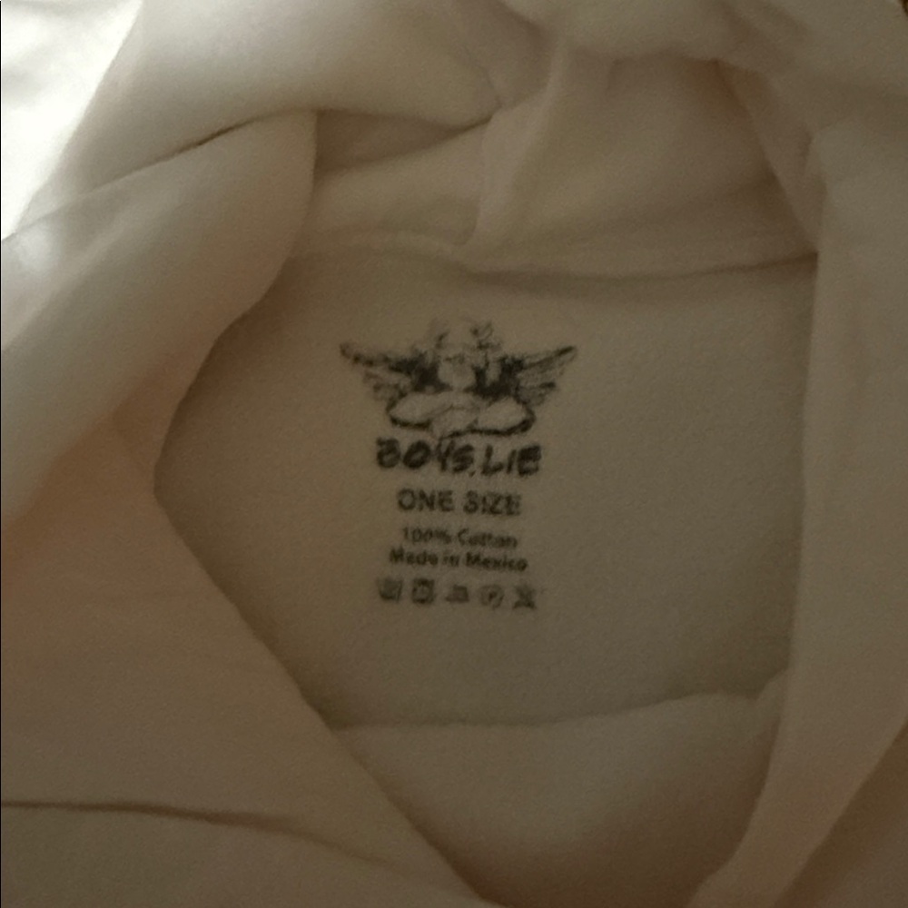Boys Lie White/Pink Hoodie - Picture 3 of 4